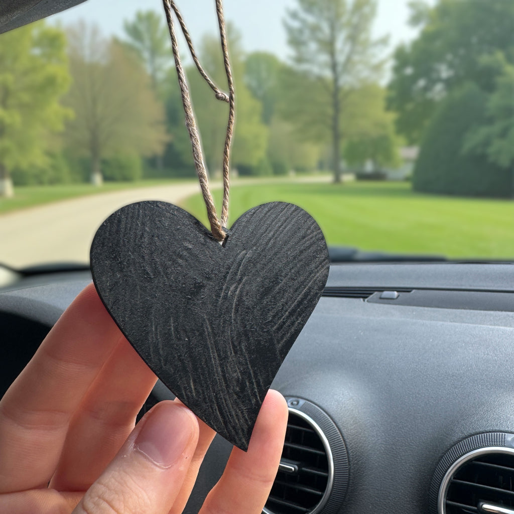 Табелка за автомобил сърце