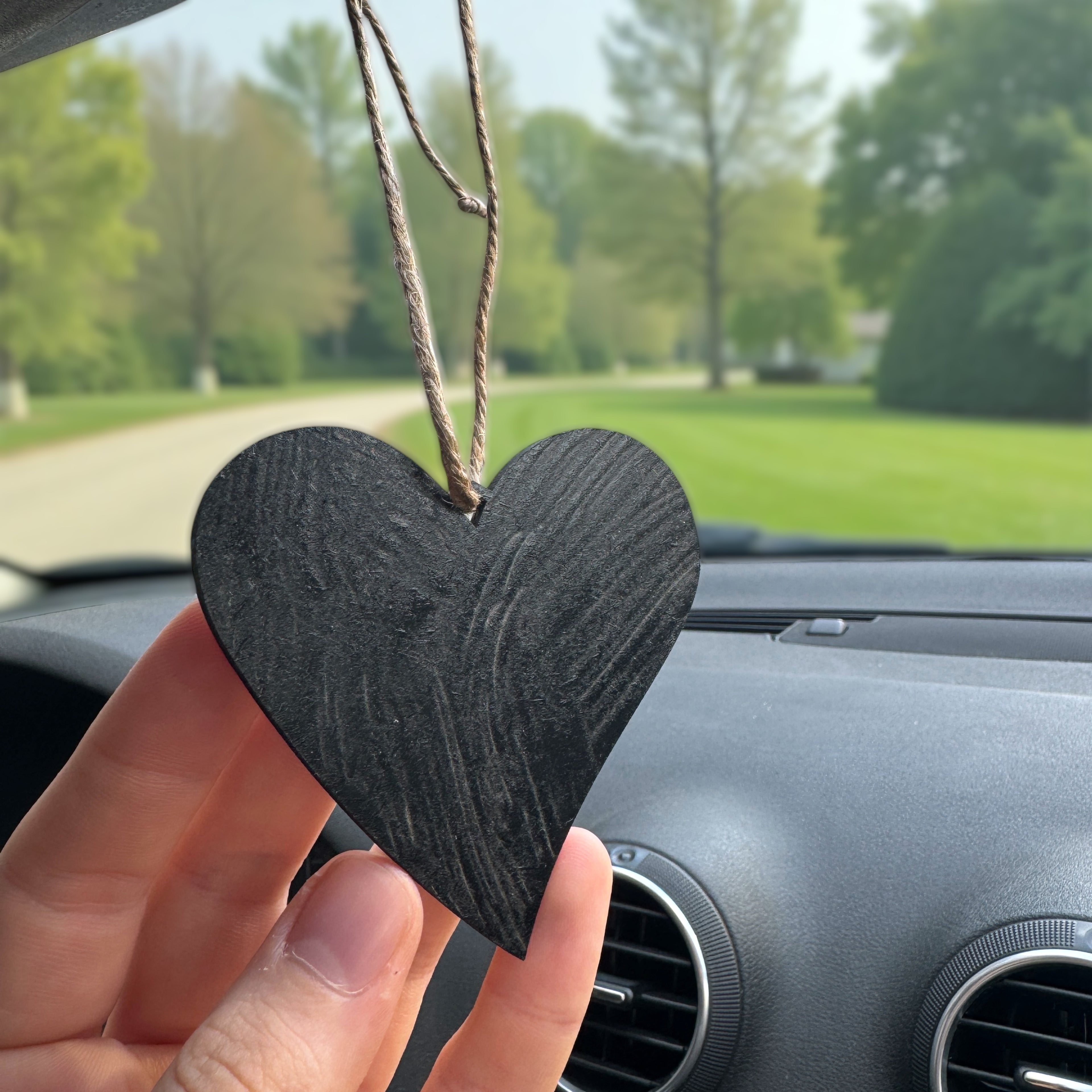 Табелка за автомобил сърце